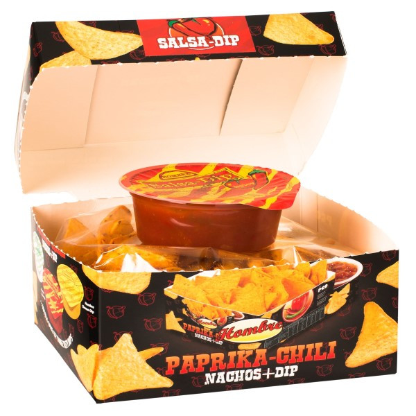 Nachos Chili 100g + Dip SALSA 90g - 1 sztuka