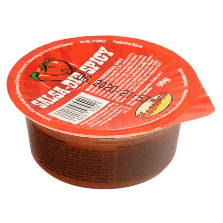 Hombre Salsa-Dip Spicy Portion Pack - karton 48x90 g