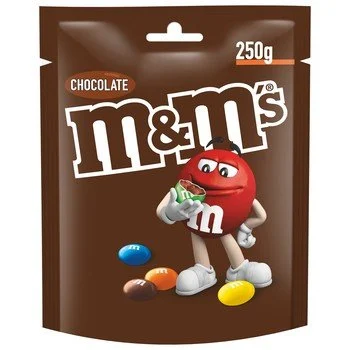 CZEKOLADOWE M&Ms 250 g - karton 12 x 250 g