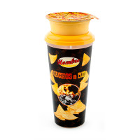 Hombre Nachos & DIP ( 75g Nachos) + 90g sos serowy, karton 24 szt.